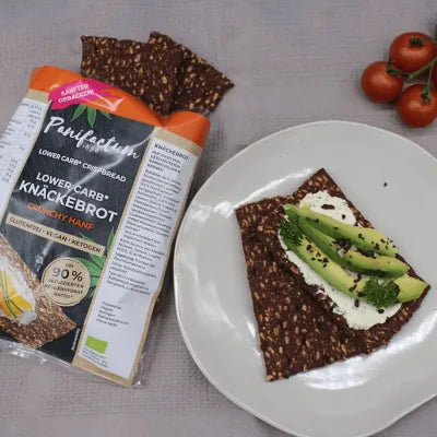 Panifactum Low Carb Knäckebrot Crunchy Hanf BIO
