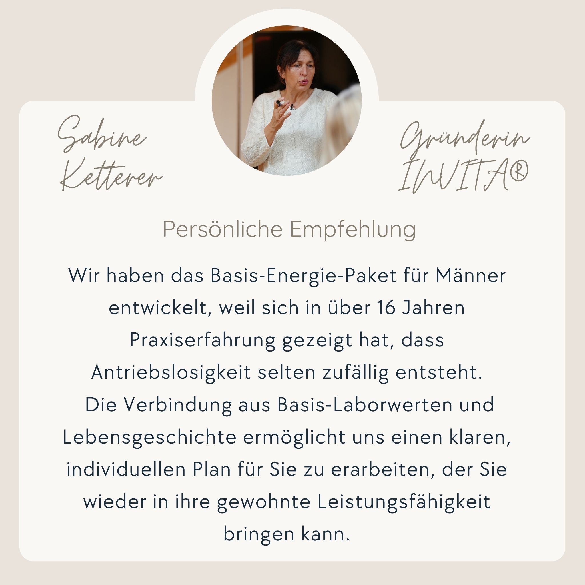 Dein Vitalstoff- & Ernährungsplan | Basis Energie Mann