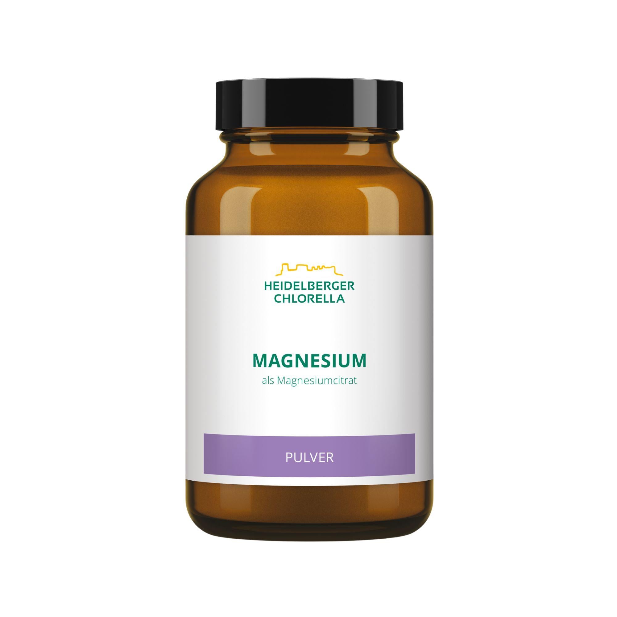 HEIDELBERGER CHLORELLA® Magnesium Pulver als Magnesiumcitrat 140g
