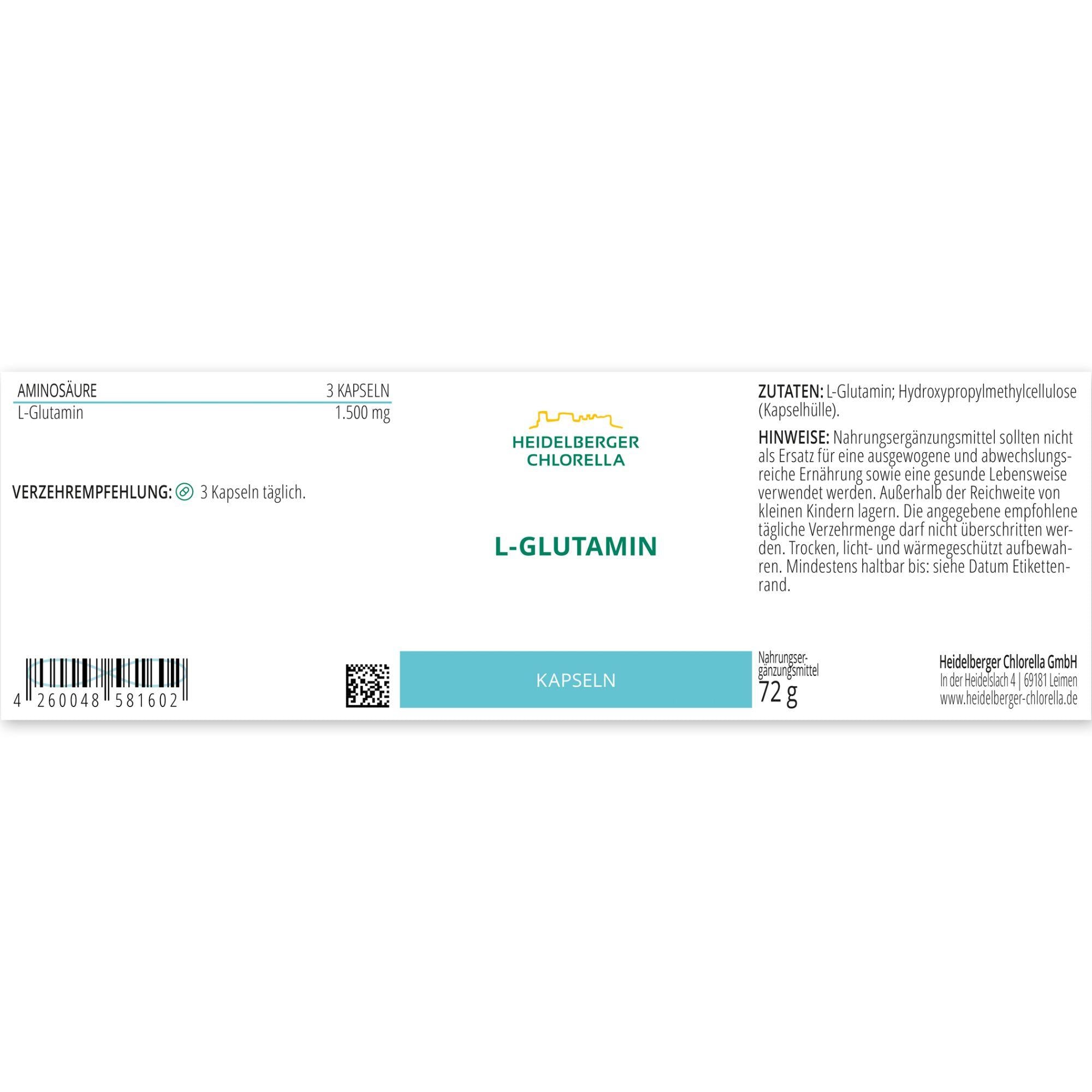 HEIDELBERGER CHLORELLA® L-Glutamin