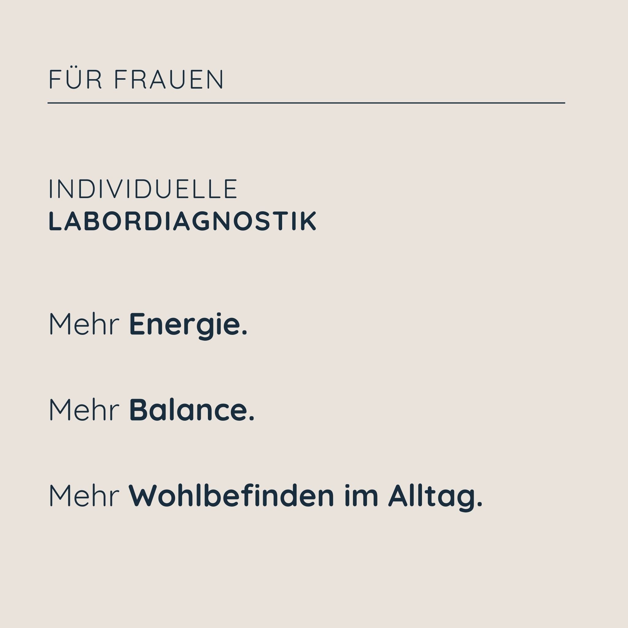 Labordiagnostik | Basis Energie Frau