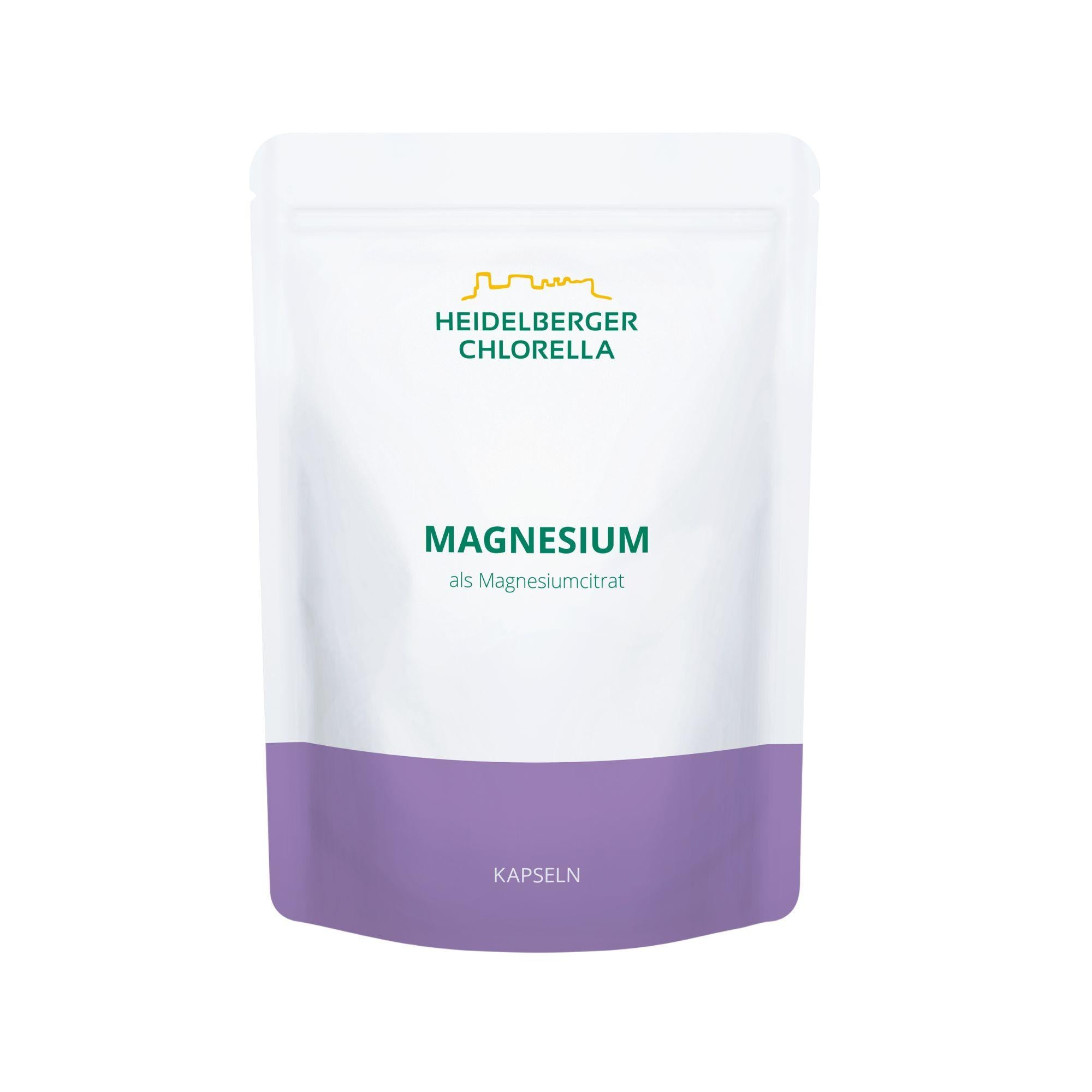 HEIDELBERGER CHLORELLA® Magnesium als Magnesiumcitrat Kapseln Beutel 360 Kps