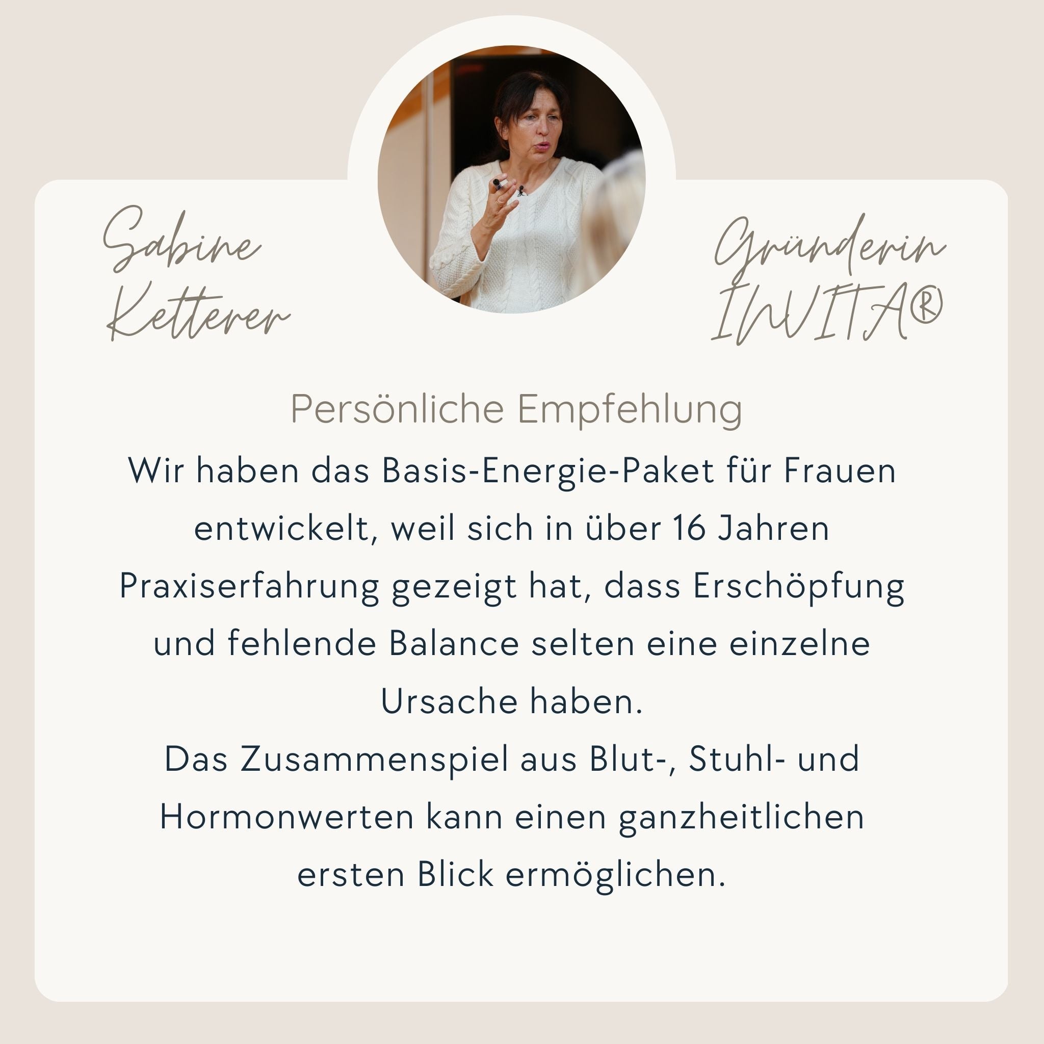 Labordiagnostik | Basis Energie Frau