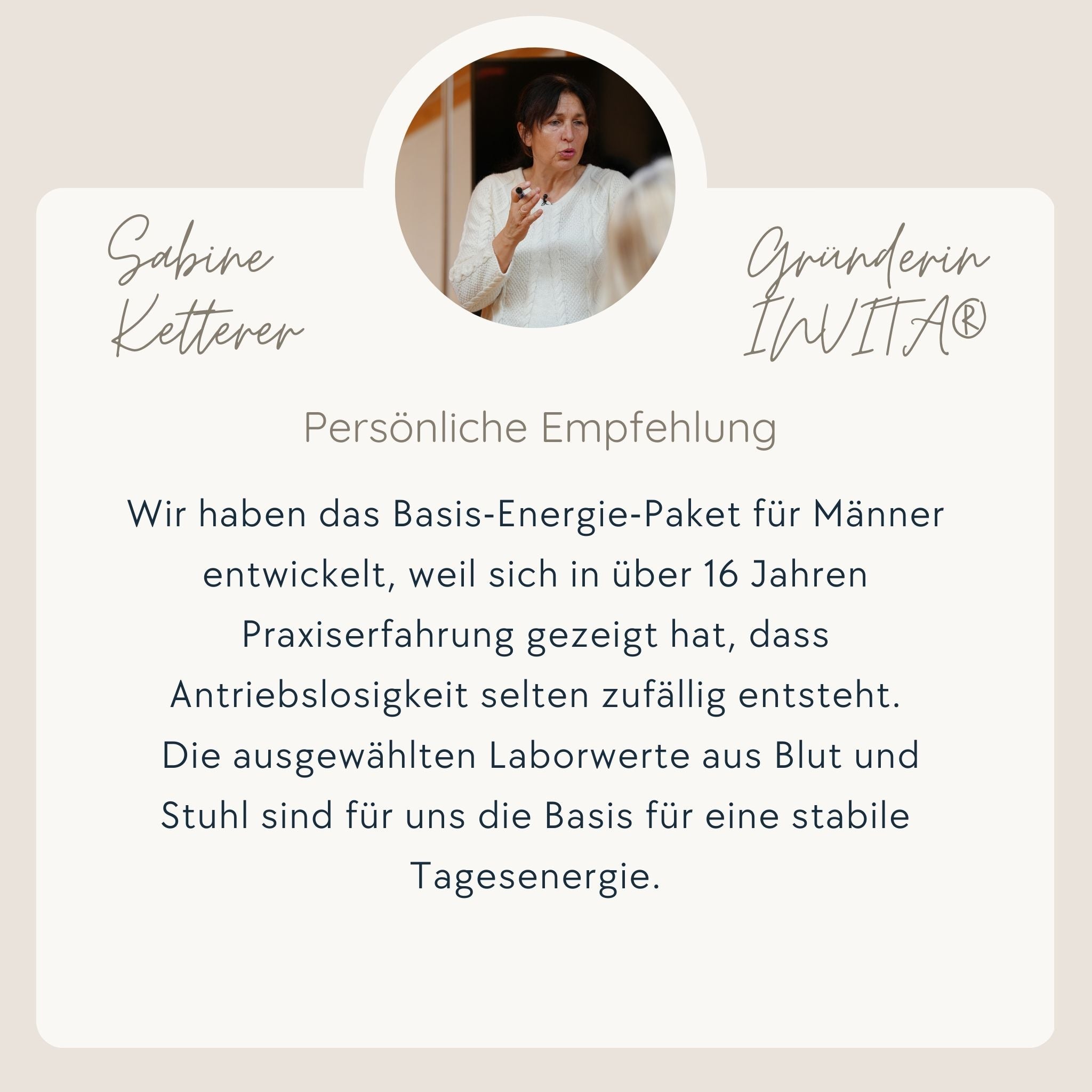 Labordiagnostik | Basis Energie Mann