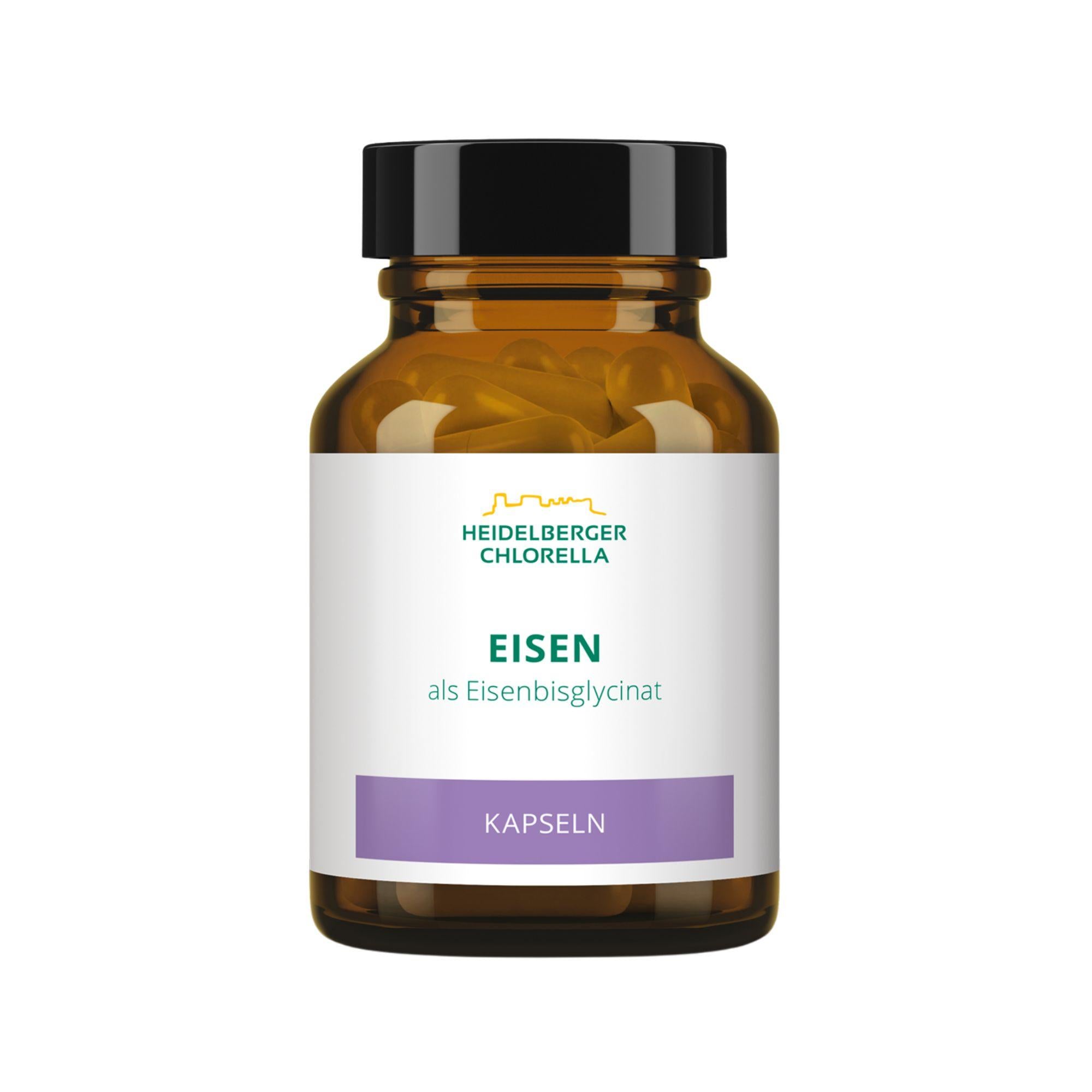 HEIDELBERGER CHLORELLA® Eisen als Eisenbisglycinat Kapseln