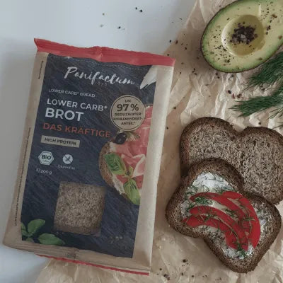 Panifactum Low Carb Brot das Kräftige BIO