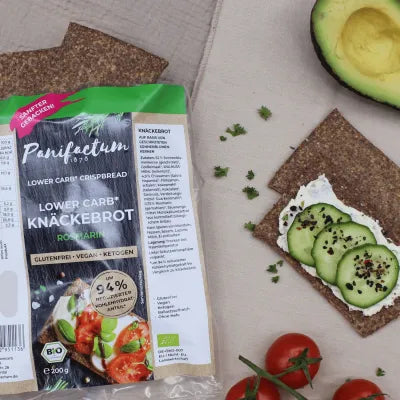 Panifactum Low Carb Knäckebrot Rosmarin BIO