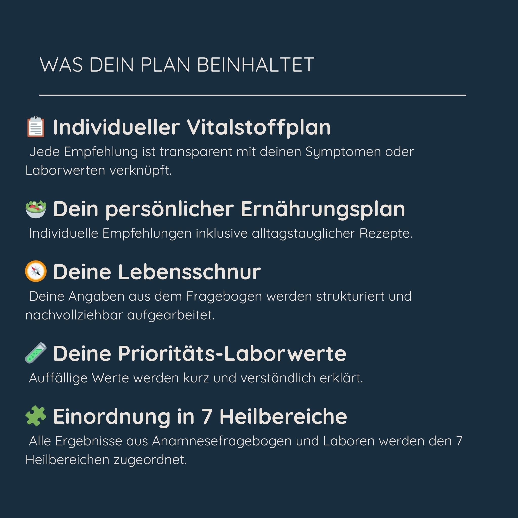 Dein Vitalstoff- & Ernährungsplan | Basis Energie Mann