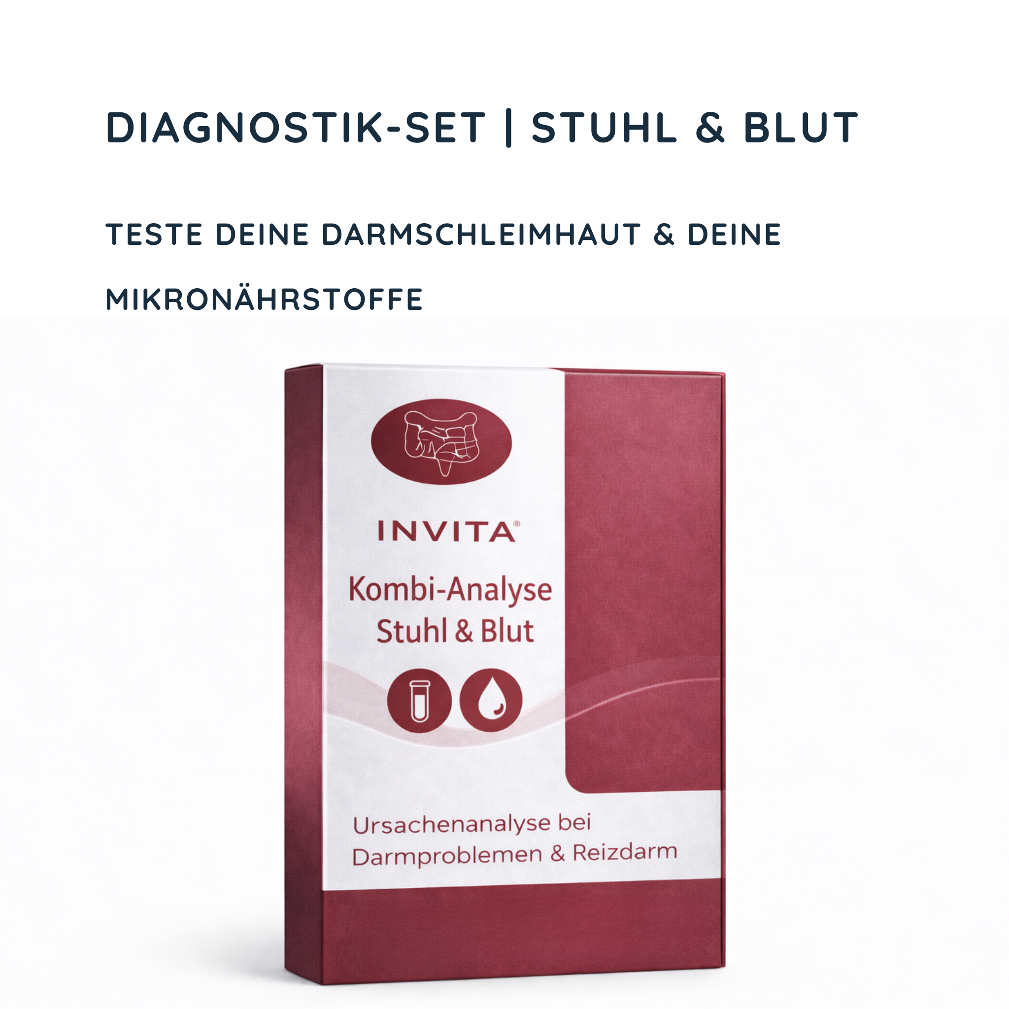 Kombi-Analyse Stuhl & Blut | Vertiefte Ursachenanalyse bei Darmproblemen & Reizdarm